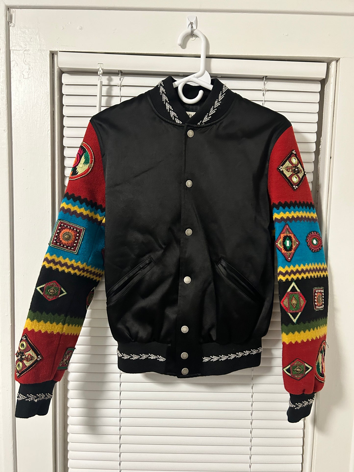 SLP Satin Bomber jacket